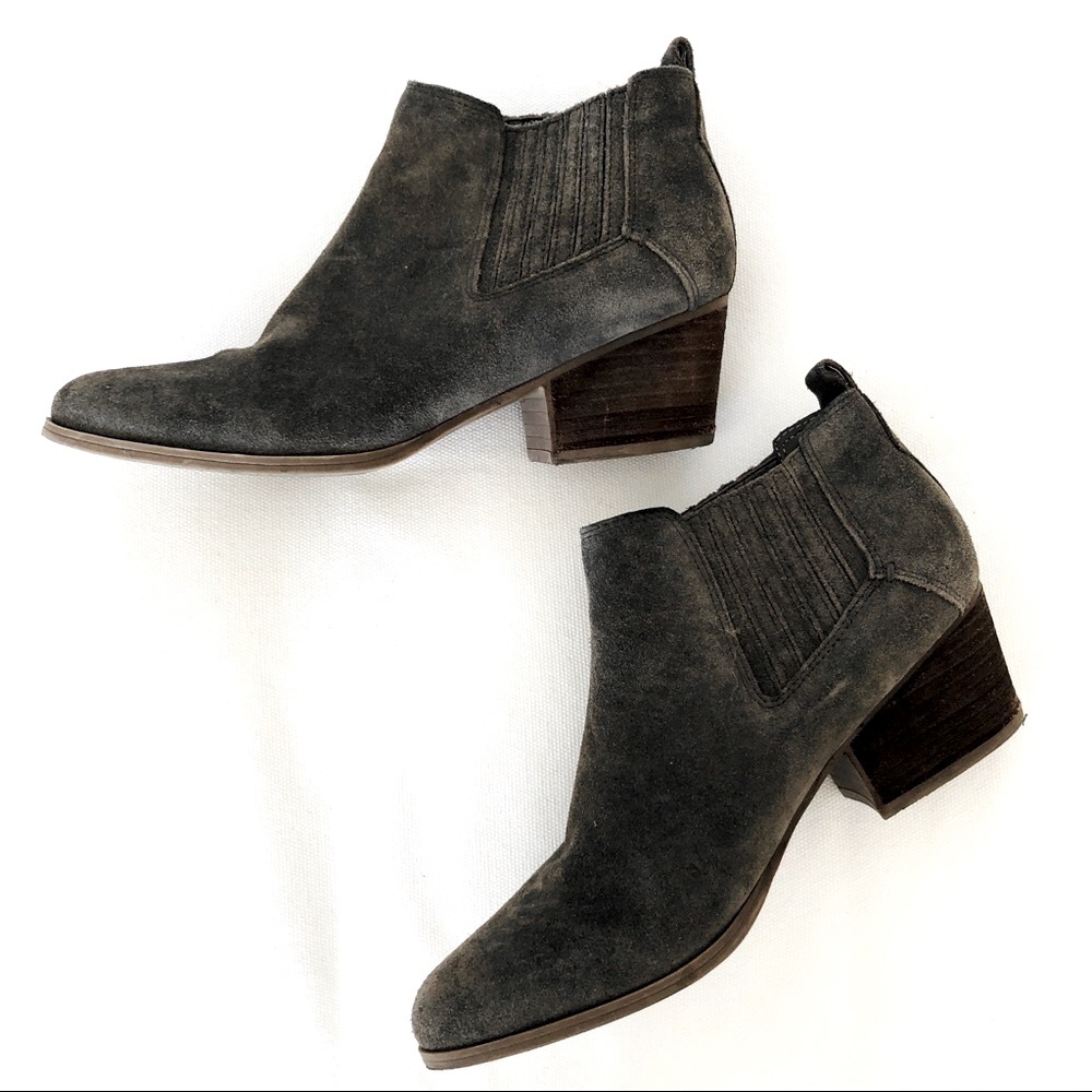 Crown Vintage Suede Bootie, Sz 7.5